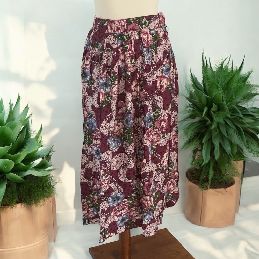 Agenda Vintage 90's Floral Skirt with Pockets!‎